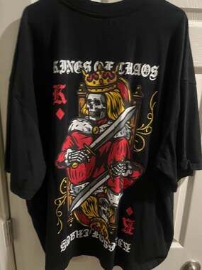 GSTR Kings of Chaos Graphic T-Shirt Black 4X-Large